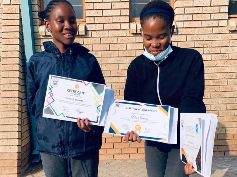 Students at St. Bernadette Secondary School